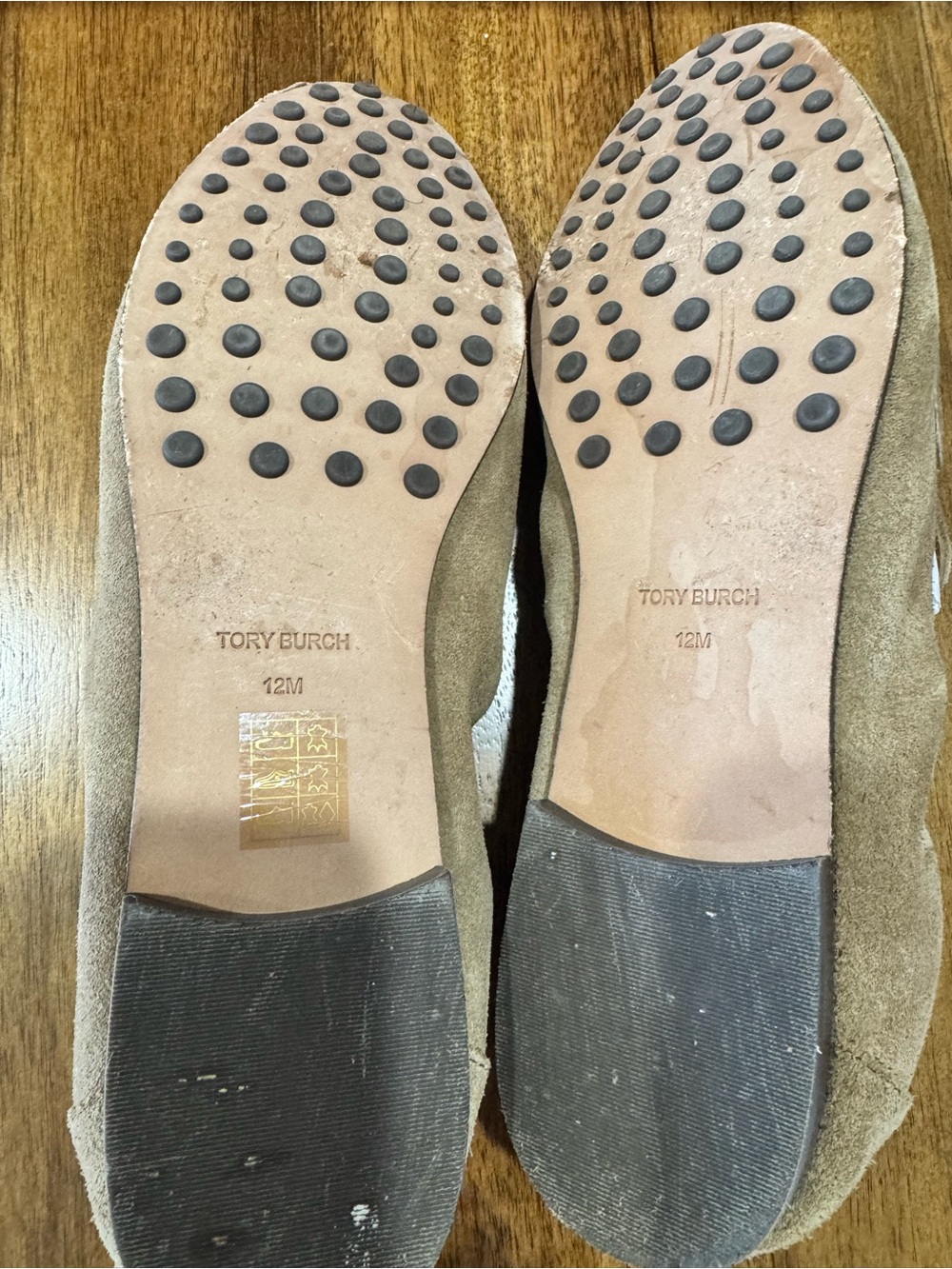 Tory Burch Suede Ballet Loafer - Picture 6 of 8